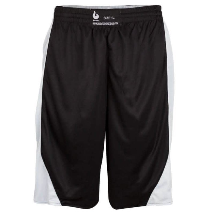Burned Beidseitig Short Schwarz Weiß