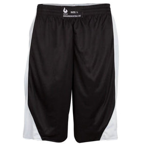 Burned Dubbelzijdig Short Zwart Wit