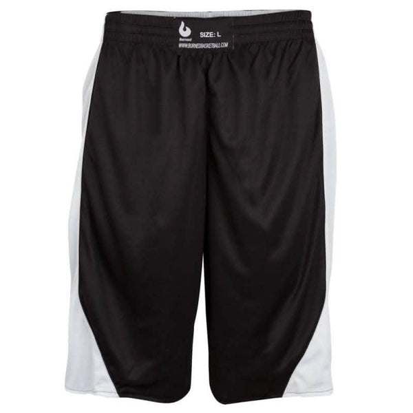 Burned Dubbelzijdig Short Zwart Wit