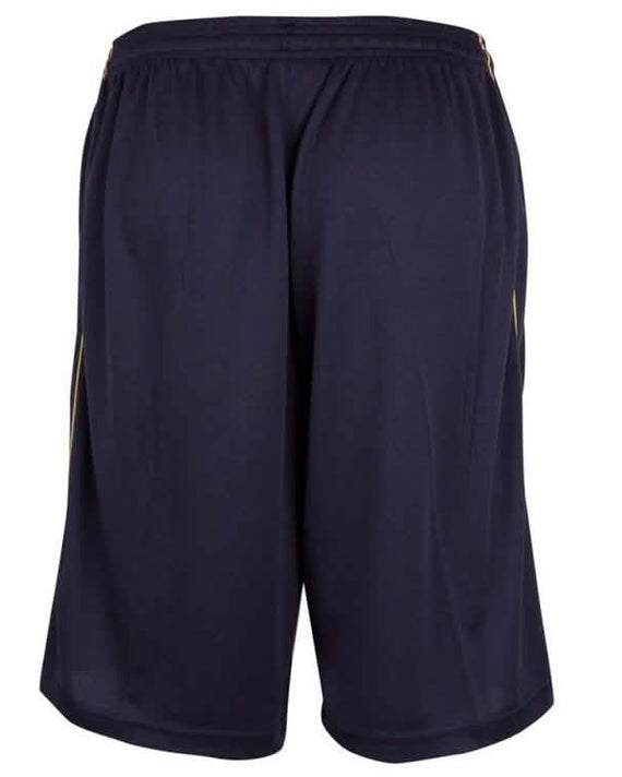 Burned Enkelzijdig Short Donkerblauw