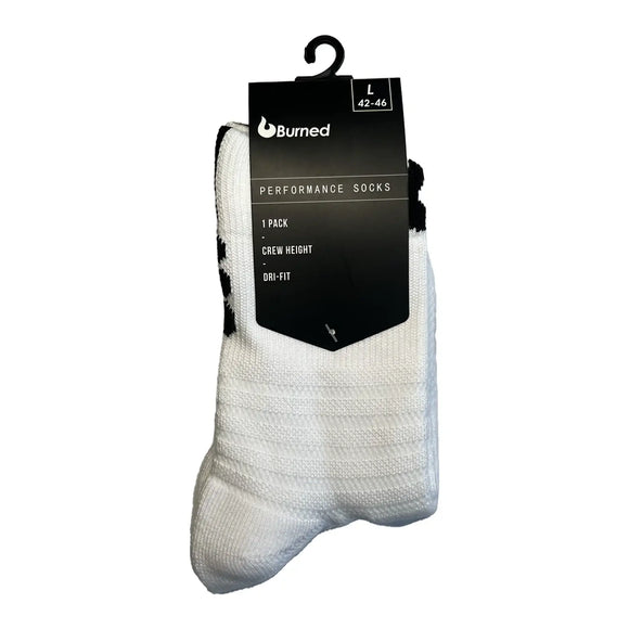 Burned Elite Performance Sock Weiß