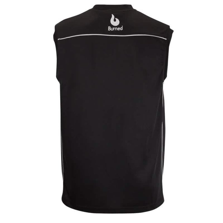 Burned Einseitig Jersey Schwarz