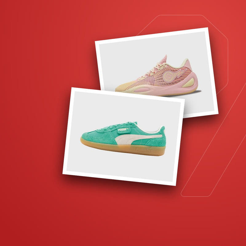 De Rigorer AR1 en de Puma Palermo op rood: de outlet van Burned